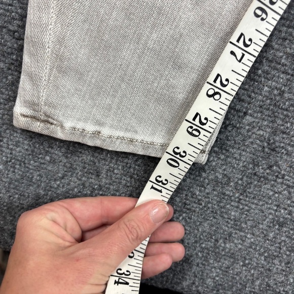 MOTHER Women’s Denim The Looker Pop! light Grey/Cream Skinny Jeans size: 27 - Picture 6 of 9